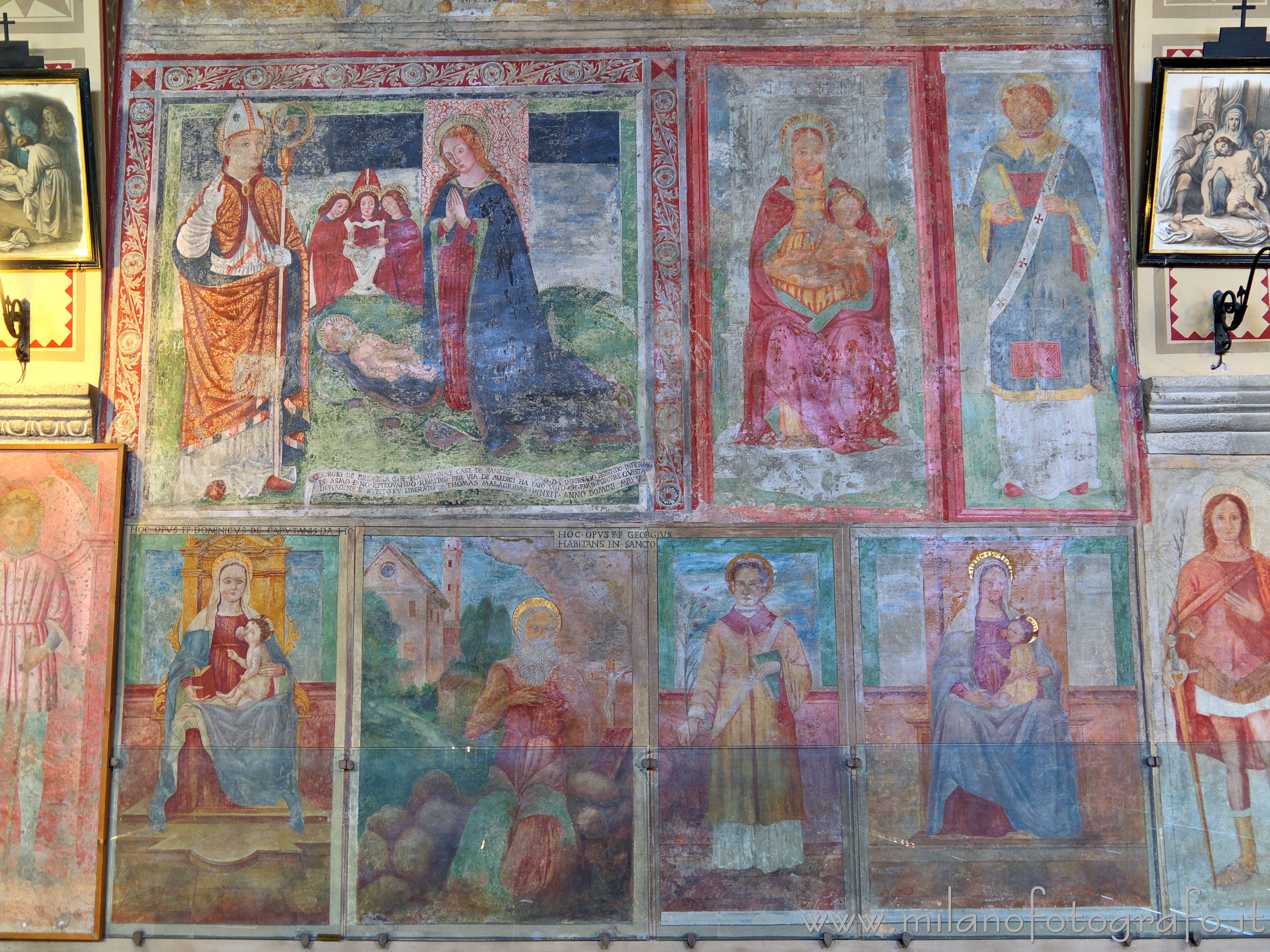 Merate (Lecco, Italy) - Votive frescoes in the Convent of Sabbioncello